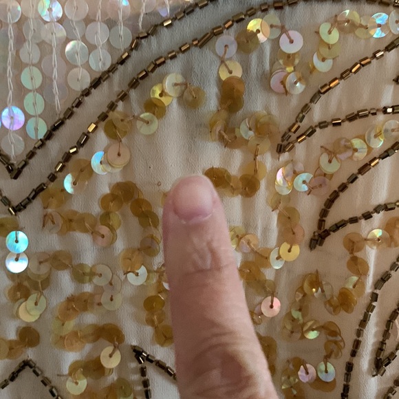 Anthropologie - Chloe Oliver - Murata Sequin Kimono Top- M - Picture 5 of 12